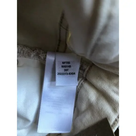 New Madewell The Curvy '90s Straight Jean Ivory Size W28 Tall - Picture 10 of 16